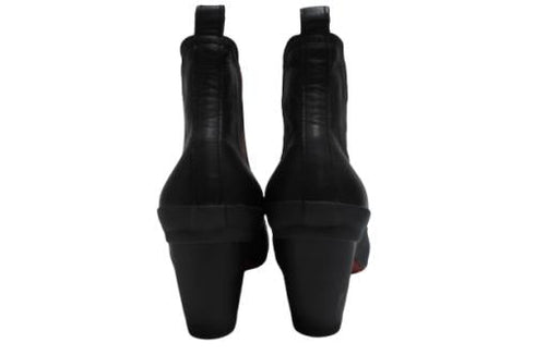 【SPINGLE NIMA NIMA706 ブラックレッド】本革サイドゴアブーティ